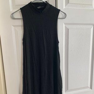 Black high-necked S mid-length dress - NEVER WORN